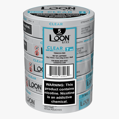 LOON NYXX - CLEAR 5-PACK