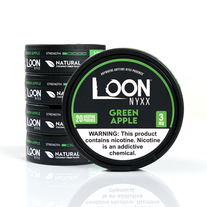 LOON NYXX - GREEN APPLE 5-PACK